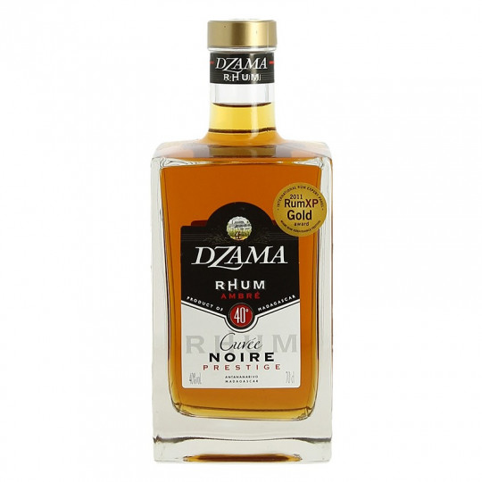 Rhum dzama ambré cuvée Noire Prestige rhum pas cher disponible en ligne