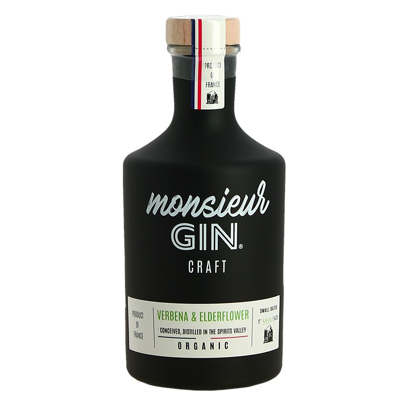 Monsieur Gin Biologique Verbena & Elderflower