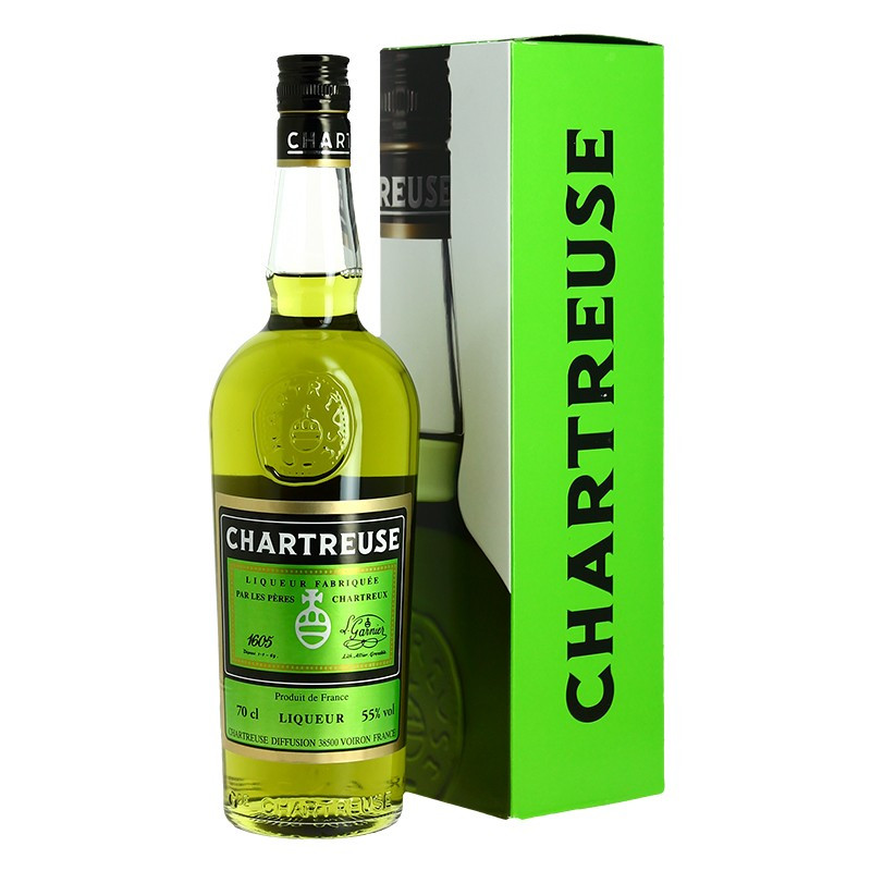Liqueur des Pères Chartreux verte CHARTREUSE : la bouteille de 35cL à Prix  Carrefour